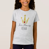 Strong Girl Waterverf Crown Princess met naam