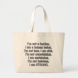 Strong Grote Tote Bag