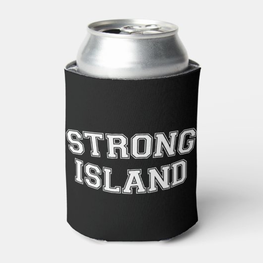 Strong Island, NYC, Verenigde Staten Blikjeskoeler (Blikje Voorkant)