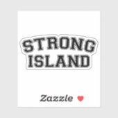 Strong Island, NYC, Verenigde Staten Sticker (Vel)