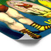 Strong Men Circus Show Poster Vintage 1898 (Coin)