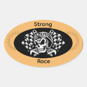 Strong Race Sport Sticker – Power & Speed Athletic (Devant)