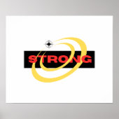 Strong – Strength Begins Within Poster (Voorkant)