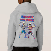 Strong to the Bone – Funny Skeleton Muscle Design (Achterkant)