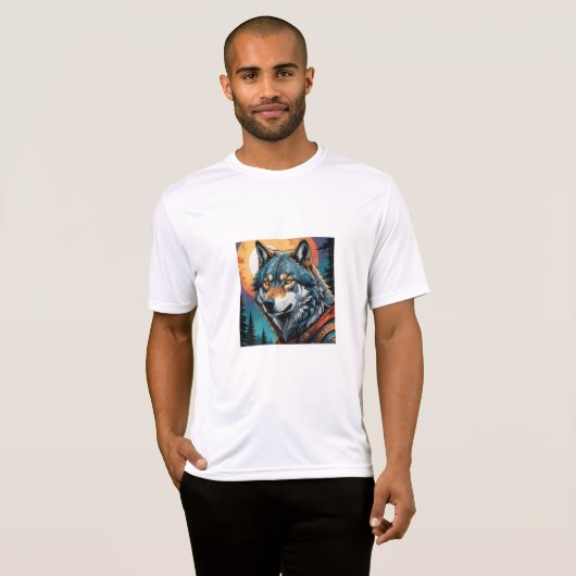 Strong Wolf T-shirt (Voorkant volledig)