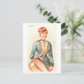 Strong Women Series #35: Drummer Briefkaart (Staand voorkant)