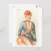 Strong Women Series #35: Drummer Briefkaart (Voorkant / Achterkant)