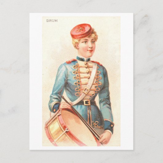 Strong Women Series #35: Drummer Briefkaart (Voorkant)