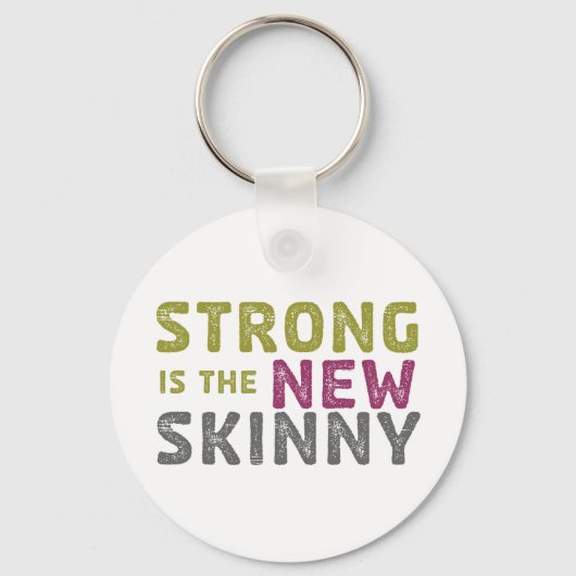 Stronge is de New Skinny - Sketch Sleutelhanger (Voorkant)