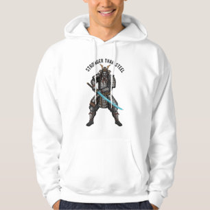 Stronger Than Steel beroemd gemaakt door Samurai W Hoodie