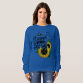 Stronger than the storm trui (Voorkant volledig)