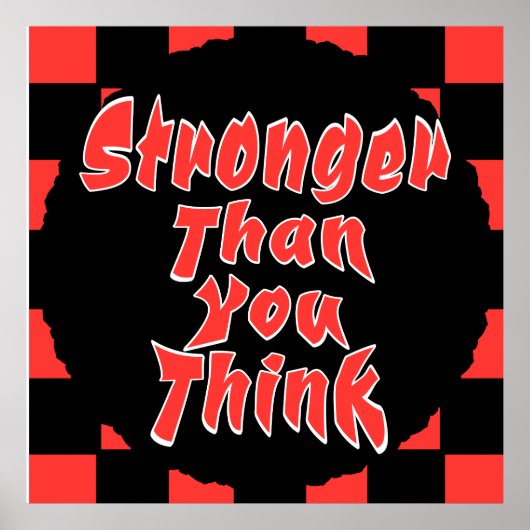 Stronger Than You Think Poster (Voorkant)