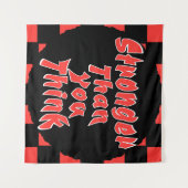 Stronger Than You Think Wandkleed (Voorkant (horizontaal))