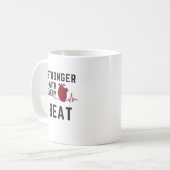 Stronger With Every Beat Heart Coffee Mug (Devant gauche)