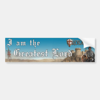 Stronghold Crusader - Grootste Heer 1 Bumpersticker