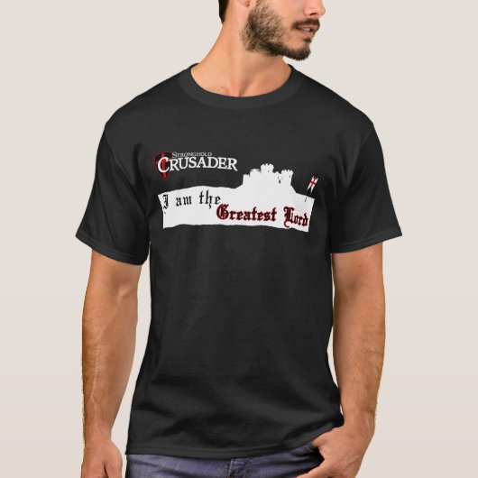 Stronghold Crusader - Grootste Heer - Zwart T-shirt (Voorkant)
