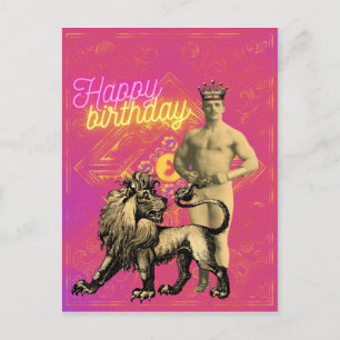  Strongman Gewijzigde Kunst Birthday Briefkaart