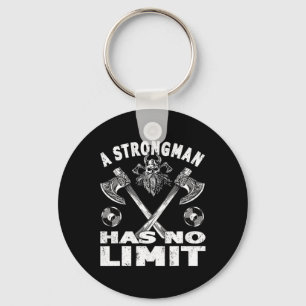 Strongman heeft geen limiet voor krachttraining sleutelhanger