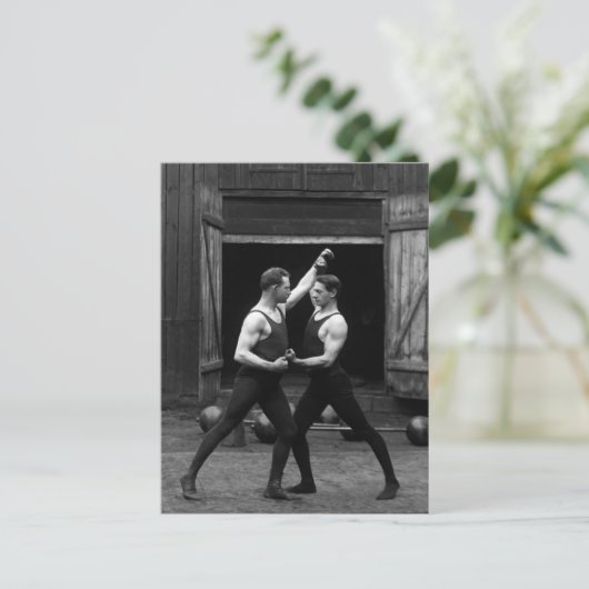 Strongman Match Briefkaart (Staand voorkant)