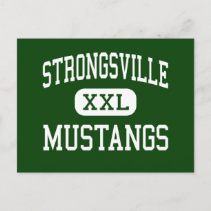 Strongsville - Mustangs - High - Strongsville Ohio Briefkaart