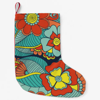 Strooi abstracte bloem. Illustratie, floreel, patr Kleine Kerstsok