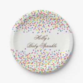 Strooi Baby shower Borden, Confetti Party Borden Papieren Bordje