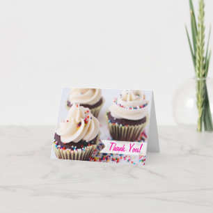Strooi cupcakes bedankt