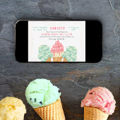 Strooi op de Fun Ice Cream 1e Verjaardag Kaart