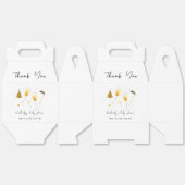 Strooi Sip en zie Champagneglas Baby shower Bedankdoosjes (Ongevouwen)