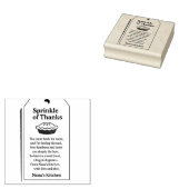 Strooi van Bedankt Stempel (Gestempeld)