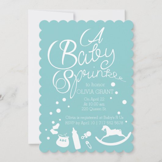 Strooi van vreugde kaart (Voorkant)