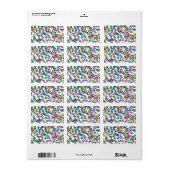strooipatroon etiket (Full Sheet)