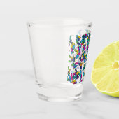 strooipatroon shot glas (Links)