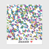 strooipatroon sticker (Vel)