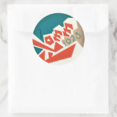 STROOM 1923 RONDE STICKER (Tas)