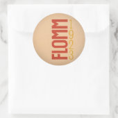 STROOM 1923 RONDE STICKER (Tas)