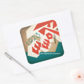 STROOM 1923 VIERKANTE STICKER (Envelop)