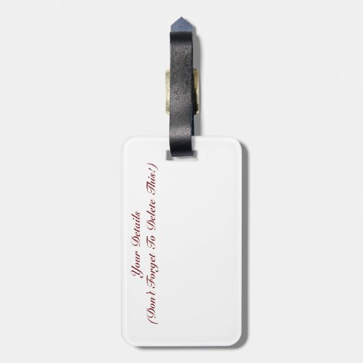 STROOM BAGAGELABEL (Achterkant verticaal)