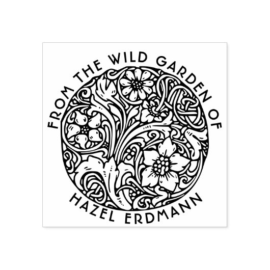  STROOM BOUQUET GARDEN STAMP 	RUBBERSTEMPEL (Afrduk)