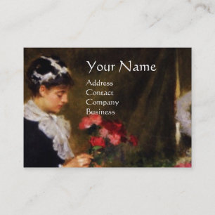 STROOM DIE EEN BOUQUET MAAKT MET KLEURSTROMEN VISITEKAARTJE