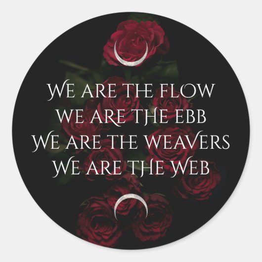 Stroom en Ebb sticker (Voorkant)