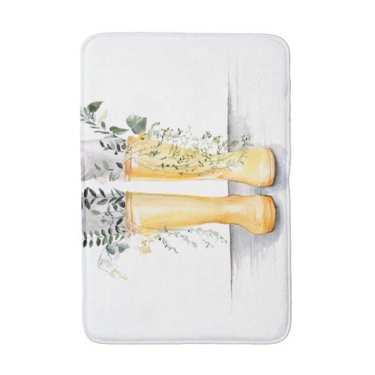 Stroom en groei I Badmat (Voorkant Verticaal)