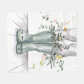 Stroom en groei II Fleece Deken (Voorkant (Horizontaal))