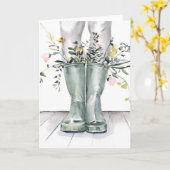 Stroom en groei II Kaart (Gele Bloem)