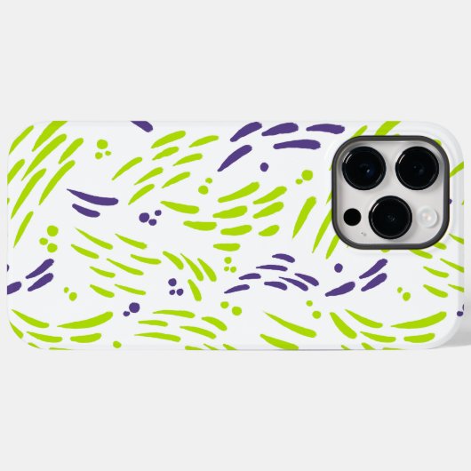 Stroom in Lime Groen en Paarse Case-Mate iPhone Case (Achterkant (horizontaal))