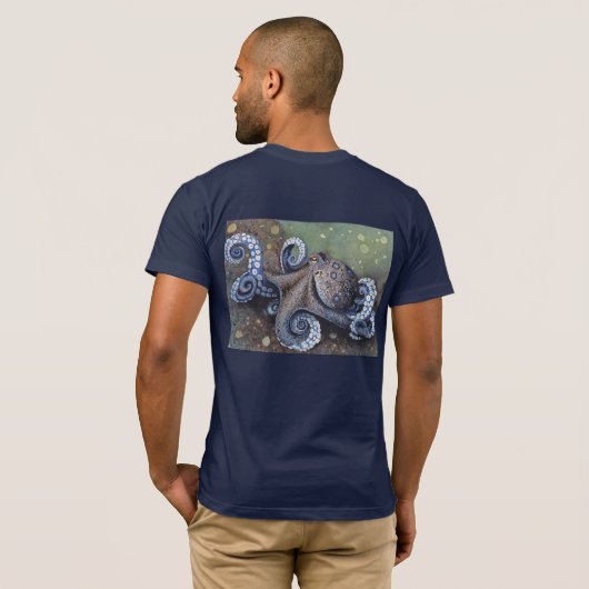 Stroom met logo kleding t-shirt (Achterkant volledig)