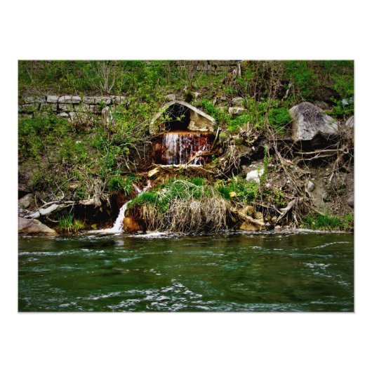 "Stroom van de Mill" Foto Afdruk (Voorkant)