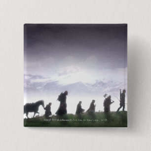 STROOM VAN DE RING™ VIERKANTE BUTTON 5,1 CM