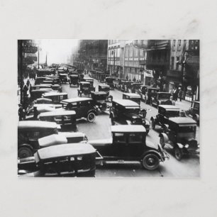  stroom van het Verkeer van het Detroit Briefkaart