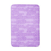 Stroom van luchtbellen, lavender badmat (Voorkant Verticaal)
